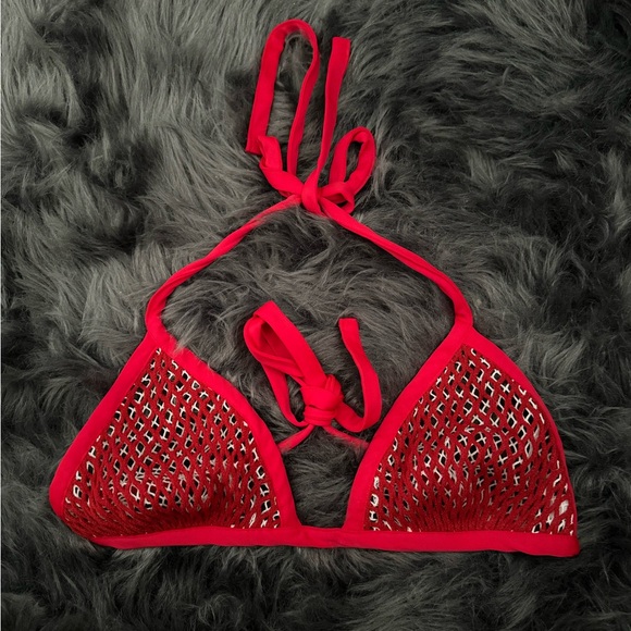 New without tags FeNoel knit triangle bra top size L - Picture 2 of 6